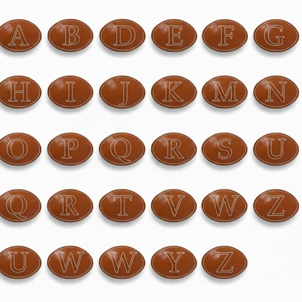 Hebilla de cinturón con letras - Cj3846