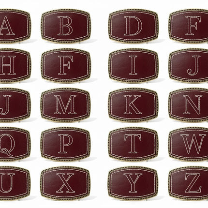 Hebilla de cinturón con letras - CJ3848