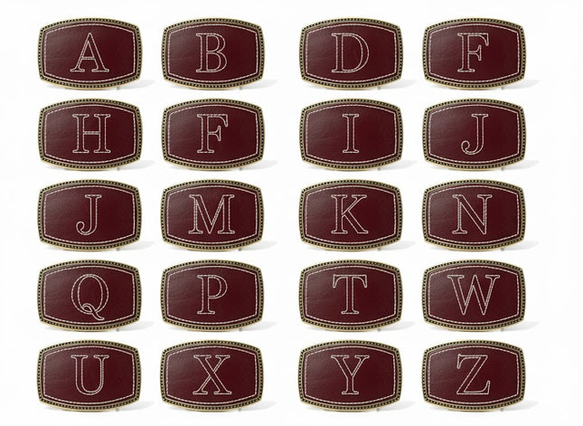 Hebilla de cinturón con letras - CJ3848