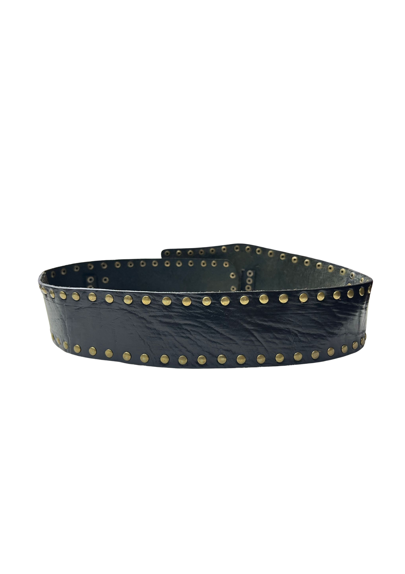 vista 4 marrón oscuro cinturón de piel negro para unisex — CJ1125